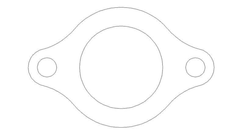 Cometic Gasket — Cometic Chevrolet Mark-IV GM Gen-V/VI Big Block V8 .047in Fiber Water Outlet Gasket
Coolant Gasket - view 1