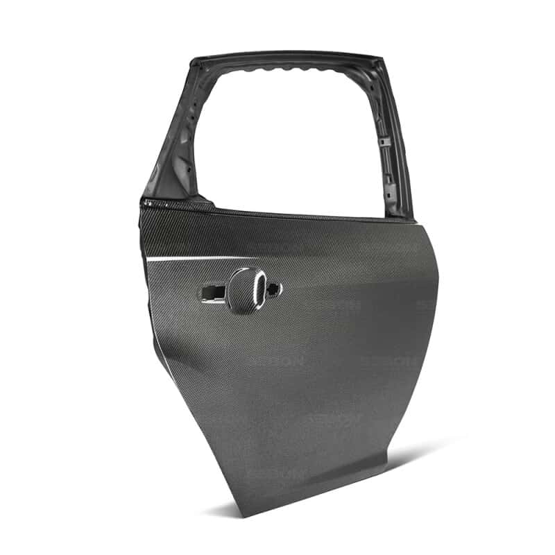 Anderson Composites — Anderson Composites 16-18 Ford Focus RS Rear Carbon Fiber Doors (Pair) - view 4