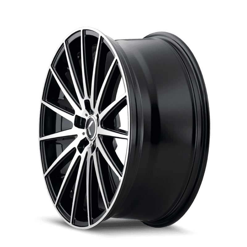 Kraze Wheels — Kraze KR191 Stunna 18x8 / 5x120 BP / 40mm Offset / 74.1mm Hub Matte Black Machined Wheel
KRAZE KR191 - view 2