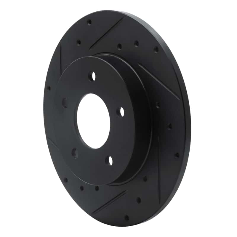 R1 Concepts — R1 92-05 Buick LeSabre Rear Left Drilled & Slotted Black Brake Rotor
R1 Brake Rotor Drill - view 2