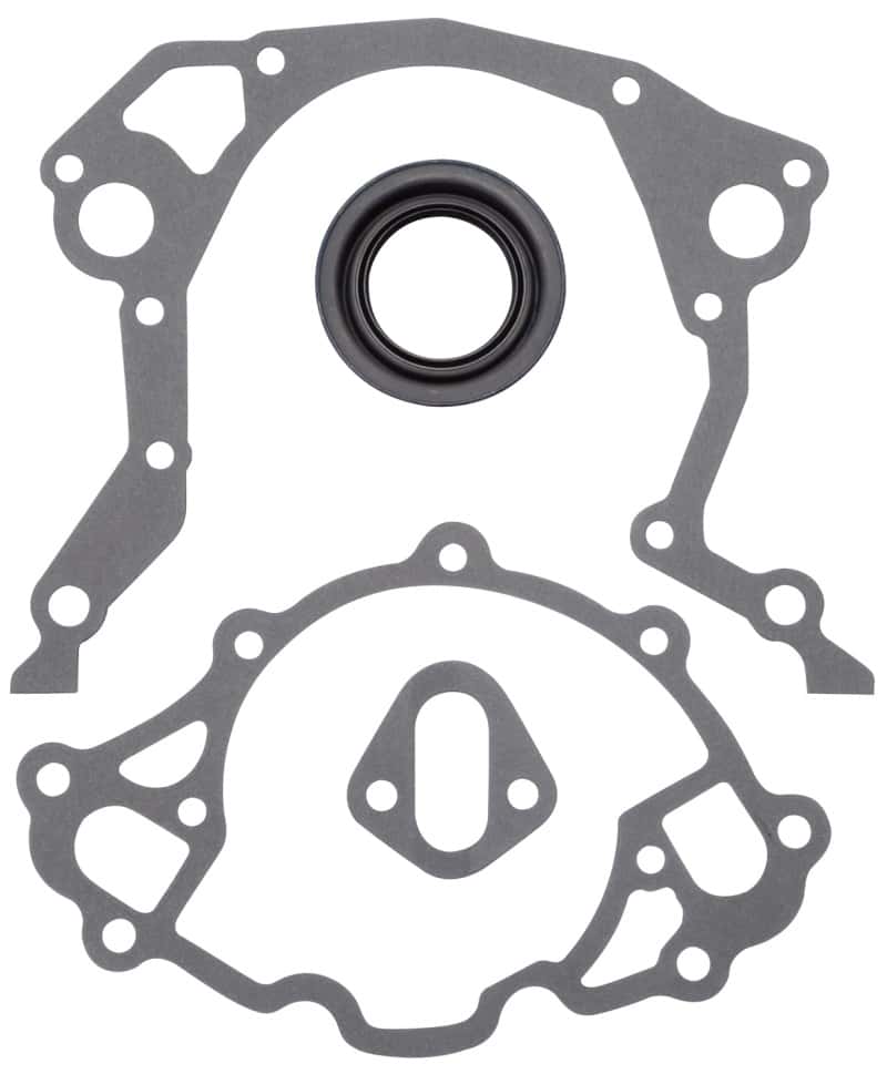 Edelbrock — Edelbrock Timing Cover Gasket And Oil Seal Kit for SB Ford
GASKETS - view 1