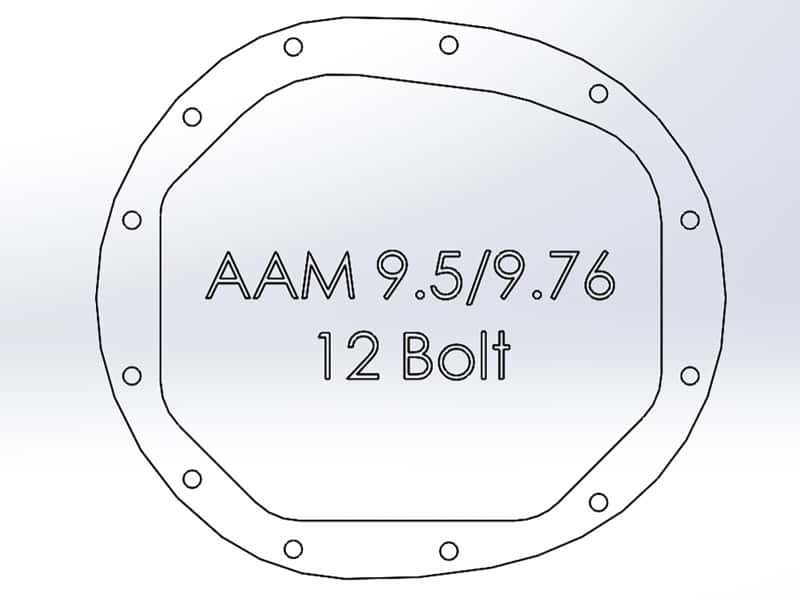 aFe — aFe Street Series Rear Differential Cover Raw 14-19 Chevrolet Silverado V8 4.3L / 5.3L / 6.2L
Differential Cover - view 6