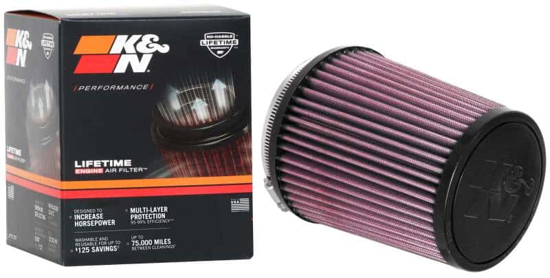 K&N Engineering — K&N Universal Air Filter 4in Flange / 5-3/8in Base / 4-1/2in Top / 6in Height
Universal Clamp-On A
Clamp-on Air Filter - view 5
