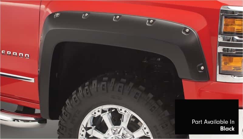 Bushwacker — Bushwacker 16-18 Chevy Silverado 1500 Fleetside Pocket Style Flares 4pc 78.8/97.8in Bed - Black
FF Pocket 4Pc Color - view 3
