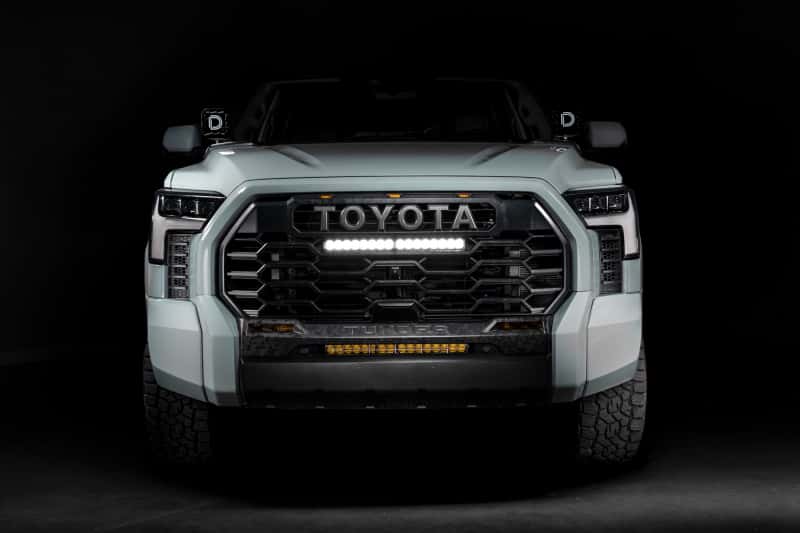 Diode Dynamics — Diode Dynamics 2022-2026 Toyota Tundra Pro Grille SS20 Pro LED Kit Yellow Combo 3000K - view 4