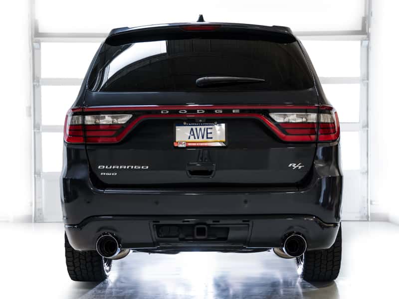 AWE Tuning — AWE Tuning 11-24 Dodge Durango 5.7L Track Edition Exhaust w/ Chrome Silver Tips
Track Catback - view 4