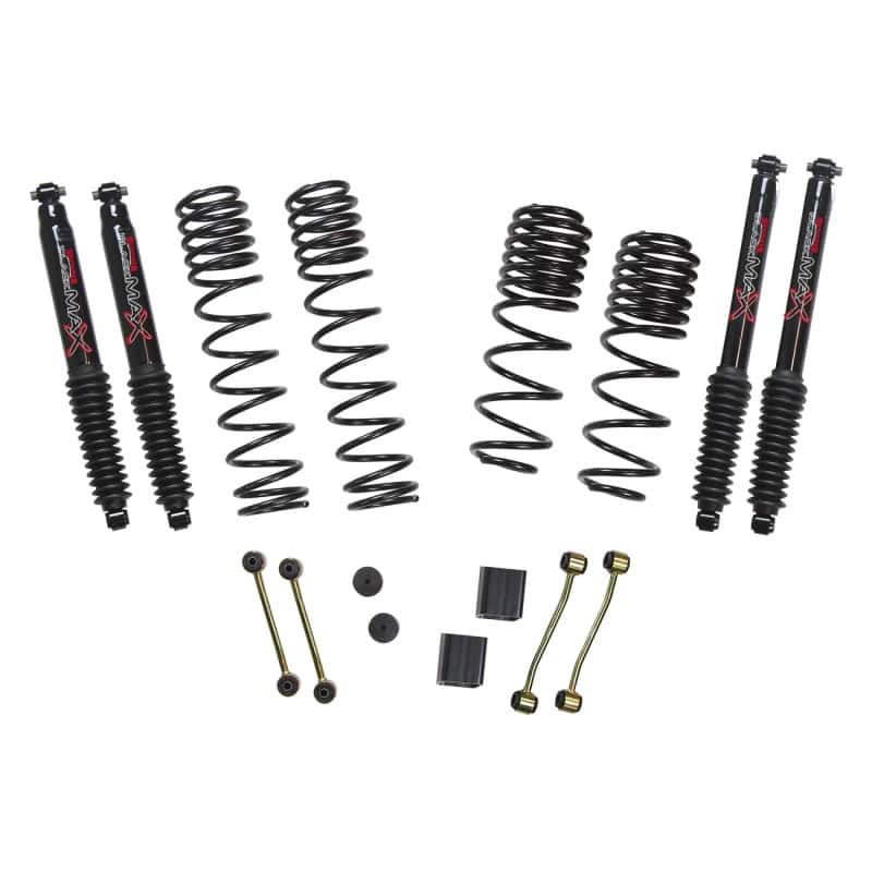 Skyjacker — Skyjacker 2020 Jeep JL 4WD Diesel 2.5in Dual Rate Long Travel Sus Lift Kit w/ Black Max Shocks
2.5 In. Lift Kit - view 2