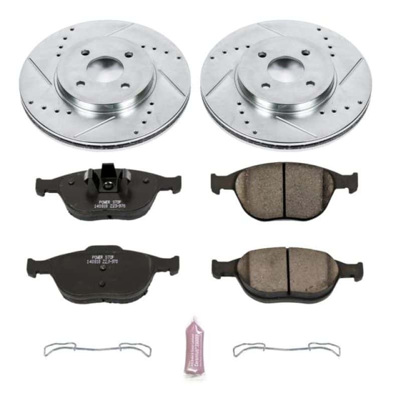 PowerStop — Power Stop 02-04 Ford Focus Front Z23 Evolution Sport Brake Kit - view 1