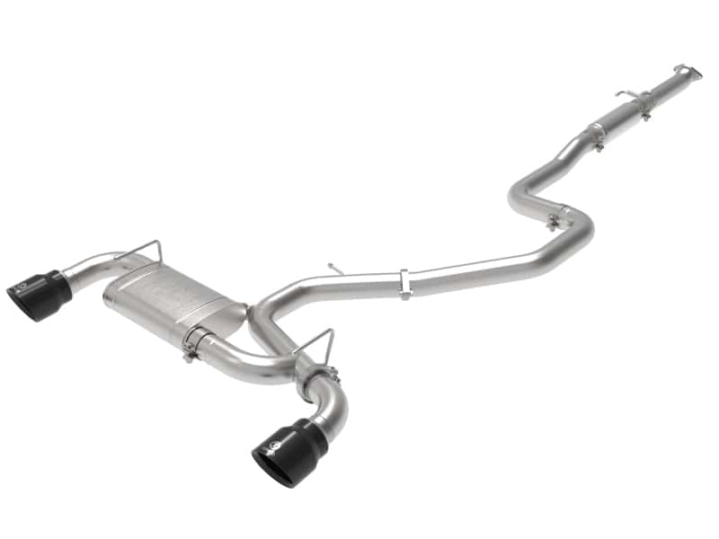 aFe — aFe Takeda Exhaust Cat-Back 19-20 Hyundai Veloster N 304SS Black Dual Tips Exhaust
Cat-Back Exhaust - view 1