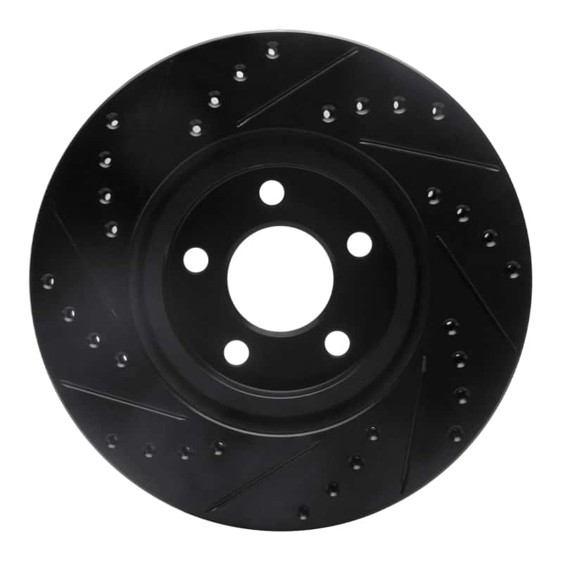 R1 Concepts — R1 03-09 Chrysler PT Cruiser Front Right Drilled & Slotted Black Brake Rotor
R1 Brake Rotor Drill - view 5