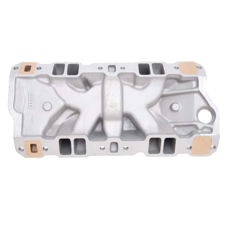 Edelbrock — Edelbrock Manifold SBC 23-Degree Marine RPM 1955-1986 w/ Brass
MANIFOLD - view 4