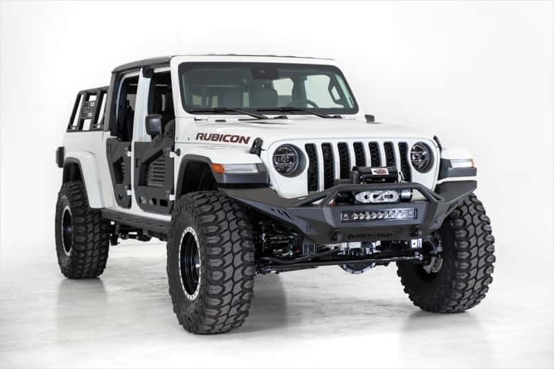 Addictive Desert Designs — Addictive Desert Designs 2020 Jeep Gladiator JT Stealth Fighter Front Bump w/ Top Hoop & Winch Mount
Bumper- Front
Bumpers - view 3