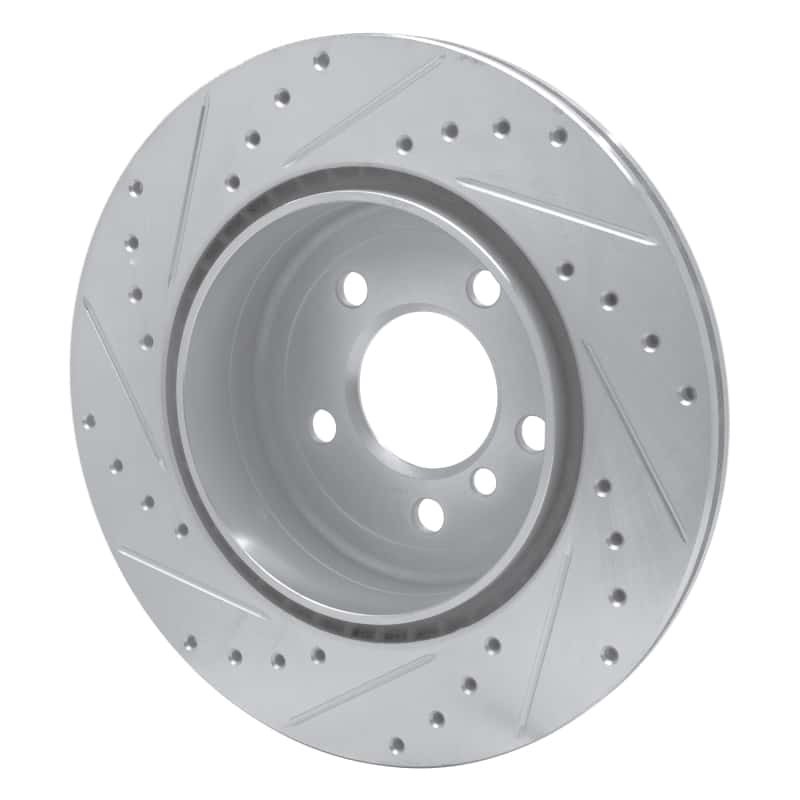 R1 Concepts — R1 11-16 BMW 528I Rear Right Drilled & Slotted Silver Brake Rotor
R1 Brake Rotor Drill - view 4