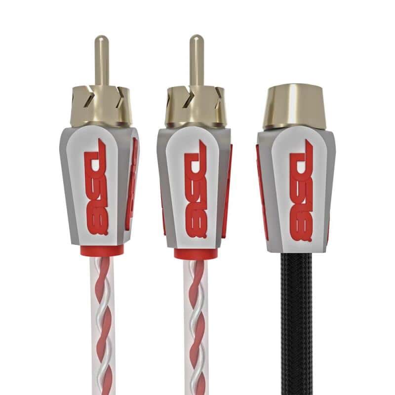 DS18 — DS18 Level 3 RCA Wire Y Connector 1 Male to 2 Female Red - view 2