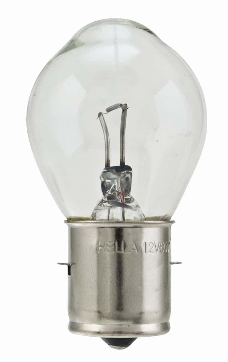 Hella — Hella Bulb 660 12V 60W Ba20S B11
660 Incan Bulb - view 2