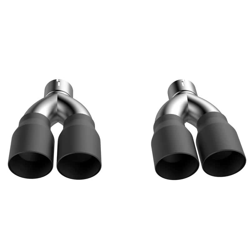 QTP — 2015-2023 Dodge Challenger 5.7L QTP Black Quad Tip Adapter
430015TB
 - view 2