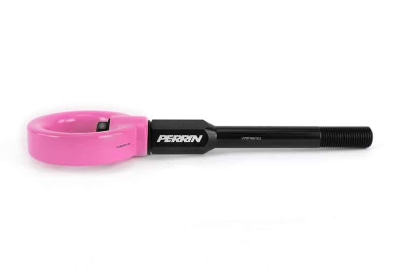 Perrin Performance — PERRIN 02-07 Subaru WRX/STI Tow Hook Kit (Front) - Hyper Pink - view 2