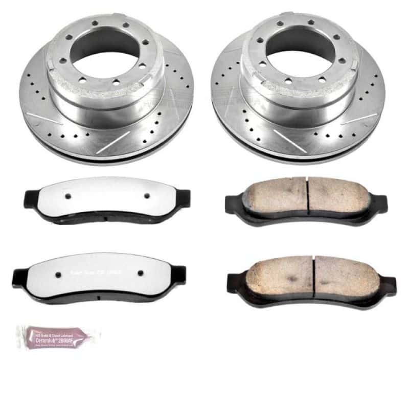 PowerStop — Power Stop 05-10 Ford F-350 Super Duty Rear Z36 Truck & Tow Brake Kit - view 1