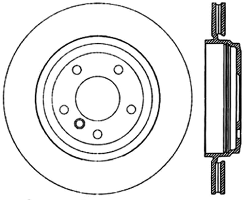 Stoptech — StopTech Sport Slotted (CRYO) 01-06 BMW 330Ci Rear Left Rotor
Cryosport Slot Rotor
Disc Brake Rotor - view 1
