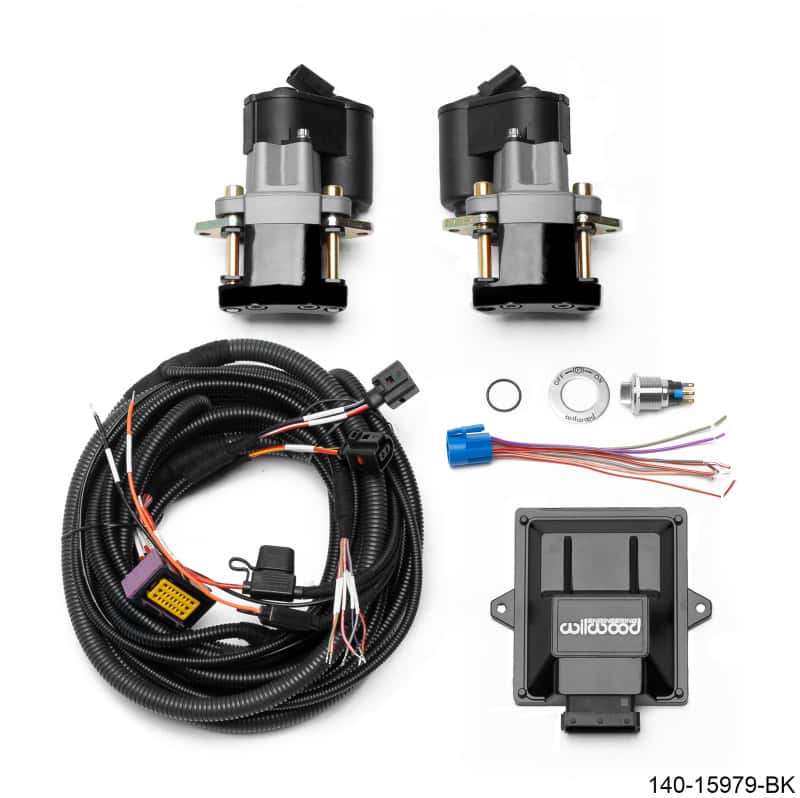 Wilwood — Wilwood Electronic Parking Brake Rear Retrofit Kit - 0.810in Rotor Black
BRAKE KIT - view 2
