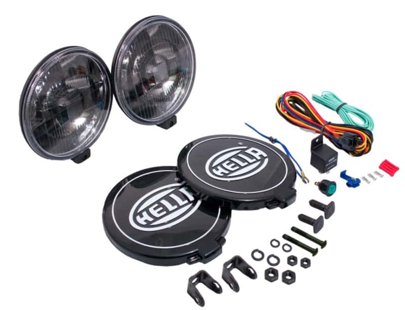 Hella — Hella 500 Series 12V Black Magic Halogen Driving Lamp Kit - view 5