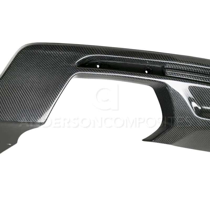 Anderson Composites — Anderson Composites 17-18 Chevrolet Camaro ZL1 Type-LE Rear Diffuser - view 5