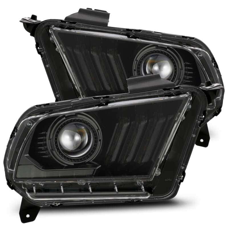 AlphaRex — AlphaRex 10-12 Ford Mustang LUXX LED Proj Headlights Plank Style Alpha Blk w/Activ Light/Seq Signal
Projector Headlights - view 2