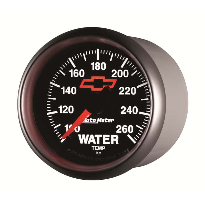 AutoMeter — AutoMeter Gauge Water Temp 2-1/16in. 100-260 Deg. F Digital Stepper Motor Chevy Red Bowtie Black
2-1/16" WATER TEMP, - view 7