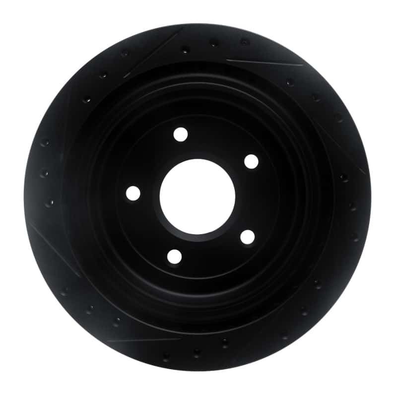 R1 Concepts — R1 97-13 Cadillac XLR Rear Right Drilled & Slotted Black Brake Rotor
R1 Brake Rotor Drill - view 5