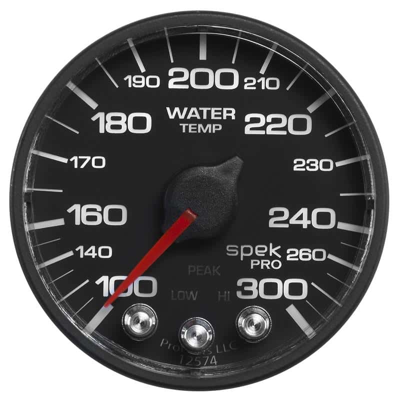 AutoMeter — Autometer Spek-Pro 52.4mm 100-300 Deg F Digital Stepper Motor Water Temp Gauge
GA 2" WTEMP BFB SPEK - view 2