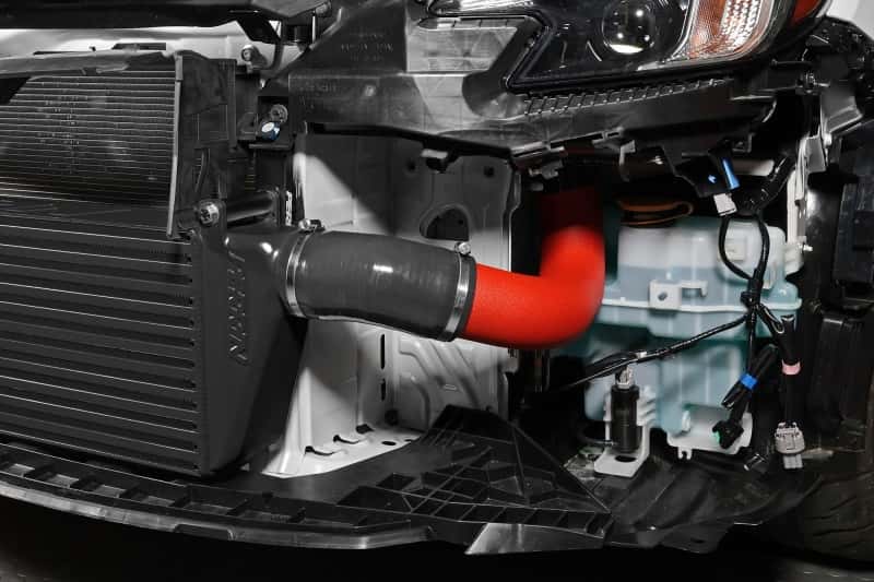 Perrin Performance — PERRIN 22-25 Subaru WRX Front Mount Intercooler Kit (Red Tubes & Black Core) - view 7