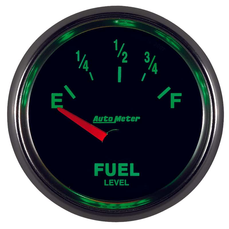 AutoMeter — Autometer GS 52mm 0-90 ohms Short Sweep Electronic Fuel Level GM Gauge
2-1/16" FUEL LEVEL, - view 11