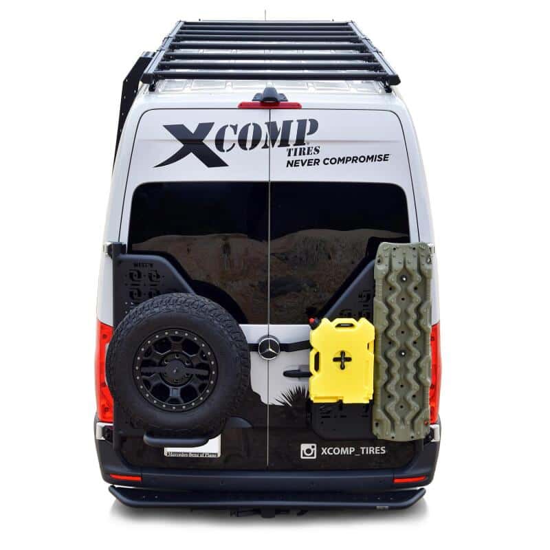 Westin — Westin 19-23 Mercedes-Benz Sprinter 144in WB/High Roof Mesa Roof Rack - Textured Black - view 12