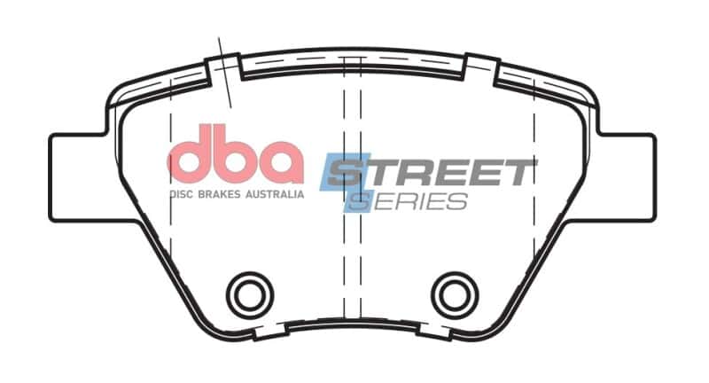 DBA — DBA 10-19 Audi A3 FWD Rear Street Series Brake Pads
Brake Pad - view 2