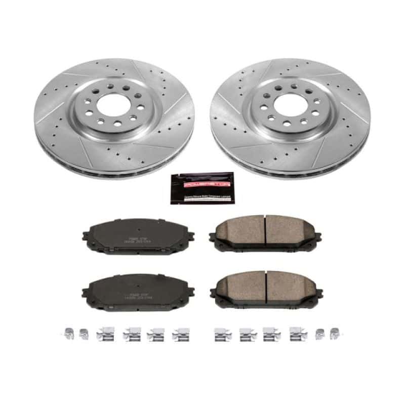 PowerStop — Power Stop 14-16 Jeep Cherokee Front Z23 Evolution Sport Brake Kit - view 1