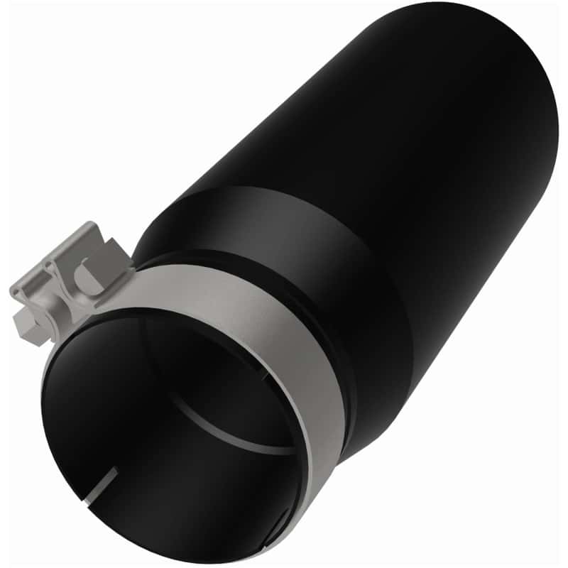 Magnaflow — MagnaFlow Tip Stainless Black Coated Single Double Round Single Outlet 5in Dia 4in Inlet 13in L
Stainless Steel
Exhaust Tip - view 31