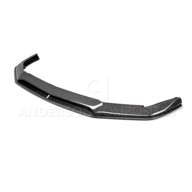 Anderson Composites — Anderson Composites 2018 Ford Mustang Type-AR Carbon Fiber Front Chin Splitter - view 2