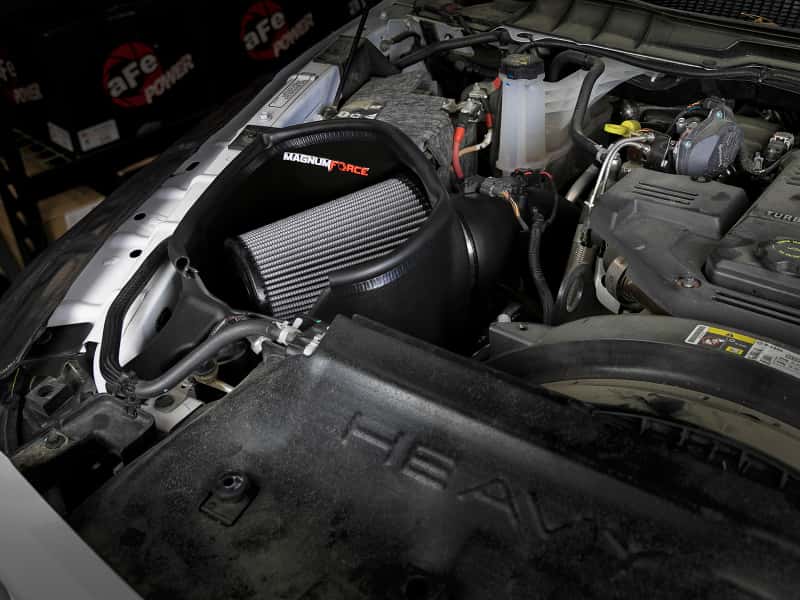aFe — aFe 13-18 Dodge L6 6.7L Diesel Trucks MagnumFORCE Stage-2 Intake PRO Dry S Filter
Magnum FORCE Intake - view 7