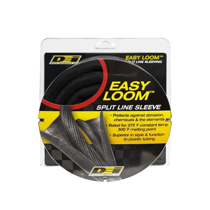 DEI — DEI Split Wire Sleeve Easy Loom 16mm-5/8in x 12 Black
Wire Sleeve - view 4