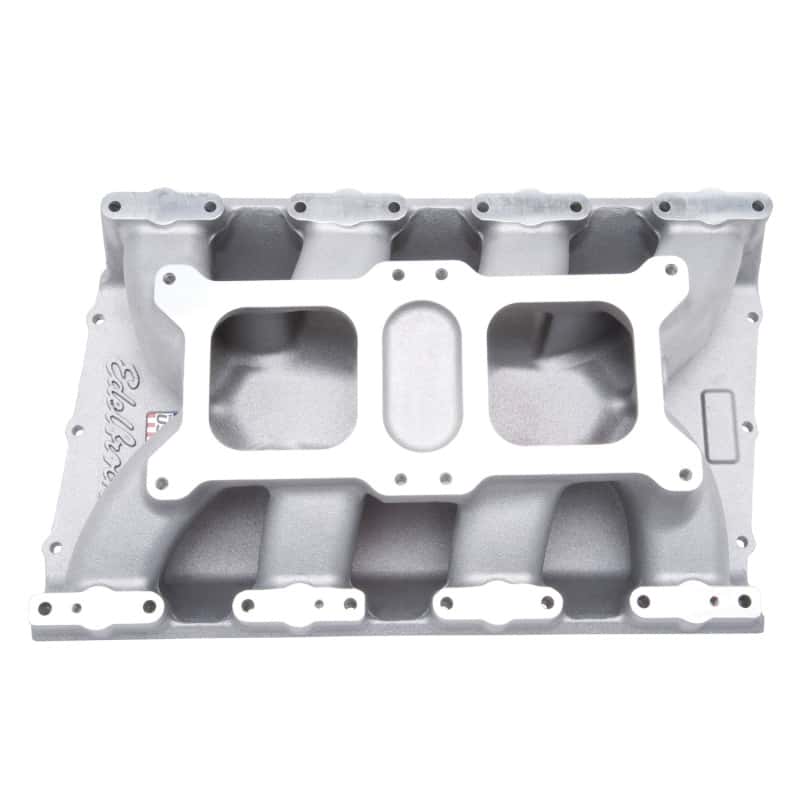 Edelbrock — Edelbrock Intake Manifold Chrysler Gen II 426-572 Hemi Dual Quad Single Plane for Carburetors
MANIFOLD - view 1