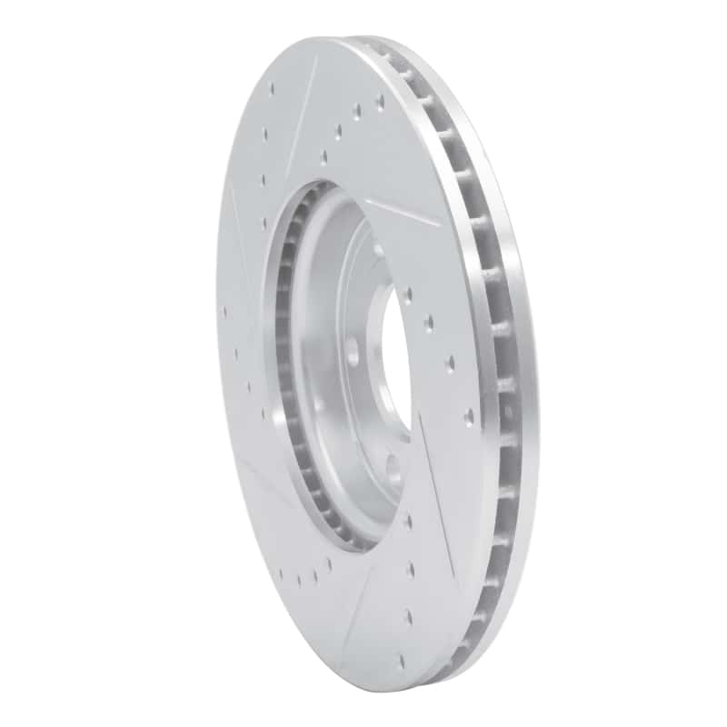 R1 Concepts — R1 03-11 Cadillac BLS (Mexico) Front Right Drilled & Slotted Silver Brake Rotor
R1 Brake Rotor Drill - view 4