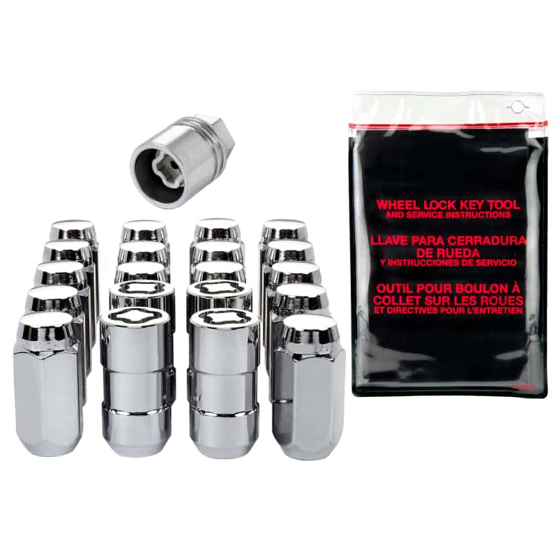 McGard — McGard 5 Lug Hex Install Kit w/Locks (Cone Seat Nut) 9/16-18 / 7/8 Hex / 1.75in. Length - Chrome - view 5