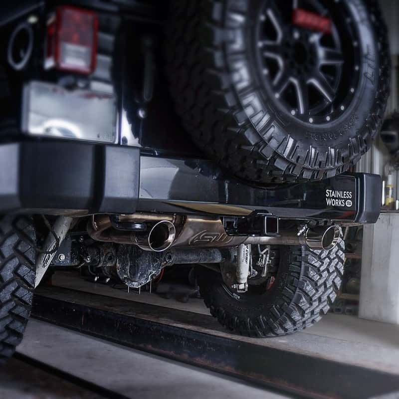 Stainless Works — Stainless Works 2007-17 Jeep Wrangler Axle Back Exhaust
Exhaust System - view 10