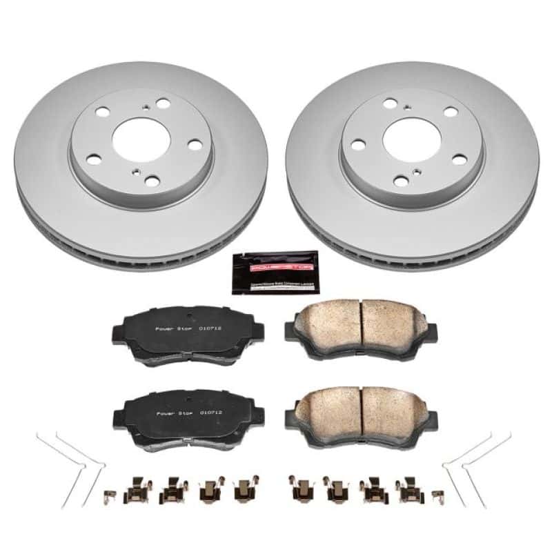 PowerStop — Power Stop 92-96 Lexus ES300 Front Z17 Evolution Geomet Coated Brake Kit - view 1