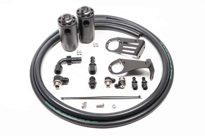 Radium Engineering — Radium Engineering Nissan S15 Silvia/200SX Dual Catch Can Kit Fluid Lock - view 1