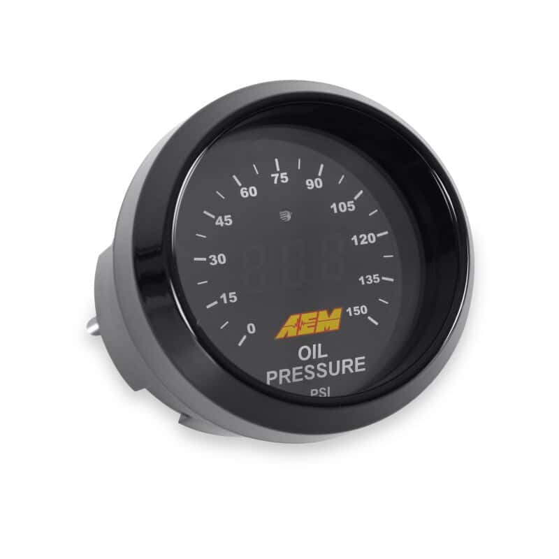 AEM — AEM 52mm Oil Pressure 150psi Digital Gauge
Classic Digital
Digital Gauge - view 2