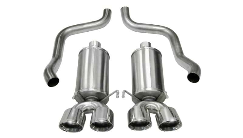 CORSA Performance — Corsa 2005-2007 Chevrolet Corvette C6 6.0L V8 Polished Xtreme Axle-Back Exhaust
Exhaust - view 1