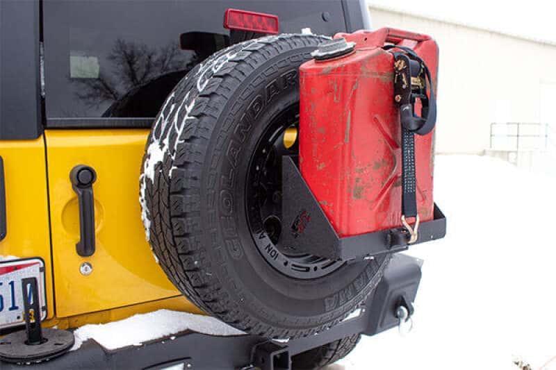 Fishbone Offroad — Fishbone Offroad Spare Tire Jerry Can Mount - view 8