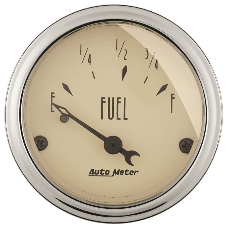 AutoMeter — Autometer 2in 73 E/8-12 F Antique Beige Fuel Level Gauge
GA 2" FUEL 73-10 AB - view 2