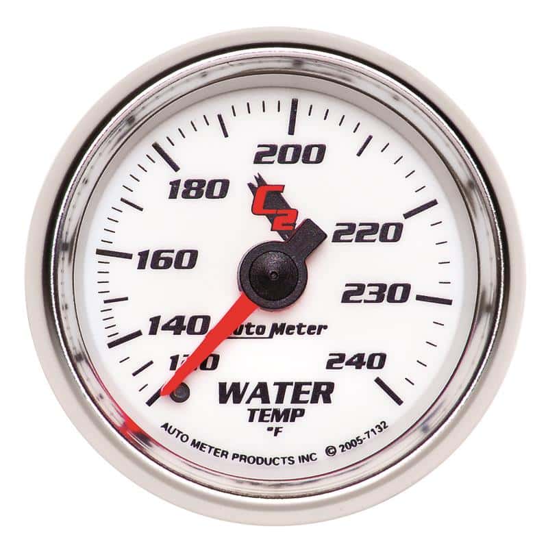 AutoMeter — Autometer C2 52mm Mechanical 120-240 Deg F Water Temperature Gauge
GA 2" WTEMP 240 M C2 - view 2